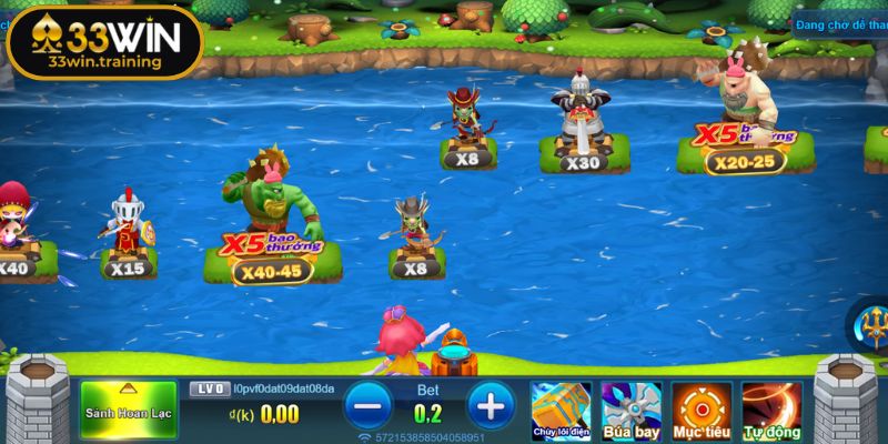 Giao diện trò chơi Đoạt Bảo Truyền Kỳ 33WIN
