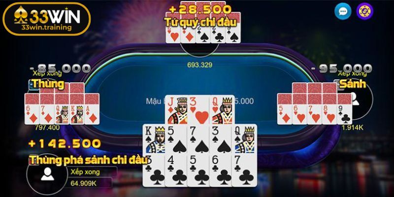 Khám phá game Mậu Binh 33WIN
