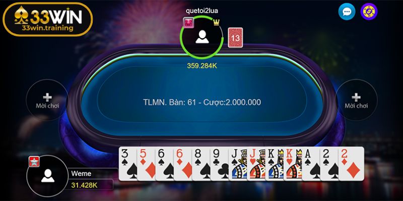 Tiến Lên Miền Nam 33WIN Dễ Thắng Với Chiến Thuật Chuẩn Xác 3 Phân tích thế bài đối thủ